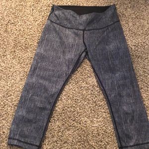 Lululemon Capri wunder under leggings